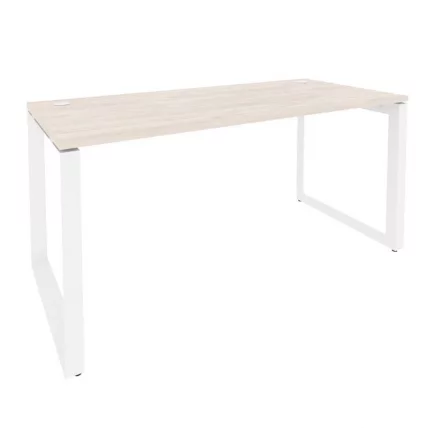 Стол рабочий на О-образном м/к ОНИКС О.МО-СП-4.7 Денвер Светлый/Белый / ONIX O.MO-SP-4.7_0