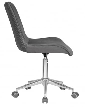 Кресло офисное ДОБРИН ДОРА Серый велюр 1922-19 / DOBRIN DORA_2
