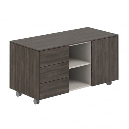 Тумба мобильная 3-секционная Атлас НЗ-0203.БТ.БТ Бренсон Трюфель / Atlas NZ-0203.BT.BT_0