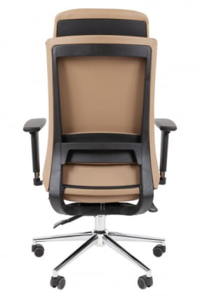 Офисное кресло CХАИРМАН 500 ЛЮКС (ЛУКС) ЭКО экокожа Бежевый / CHAIRMAN (LUX)_4