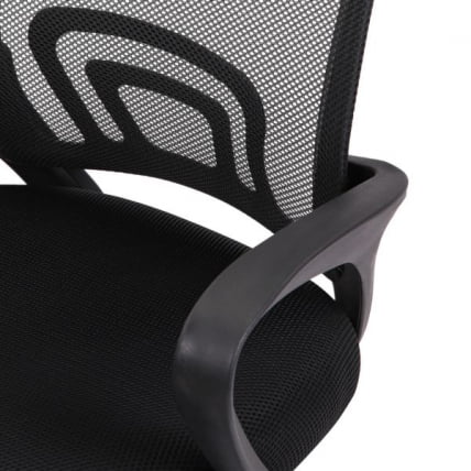 Кресло CРОМЕКС (КРОМЕКС) Топ CХ-695 ХРОМ сетка/ткань ТВ черное / CROMEX Top CH-695 TW_9