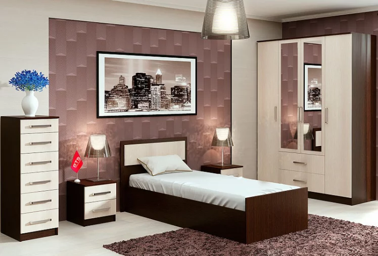 Кровать Фиеста 0,9 м_3