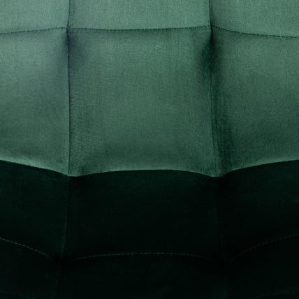 Стул CХИЛЛЙ (мод. 7094-1) вельвет/металл, 44,5х52,5х86 см, дэрк греен (темно-зеленый) ХЛР57 / натуральный / CHILLY (mod. dark green HLR57_6