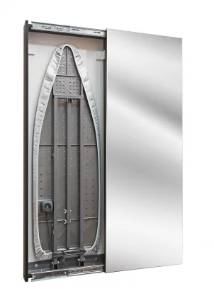 Шкаф со встроенной гладильной доской Ирон Слим (правый, купе) Венге / Iron Slim_2