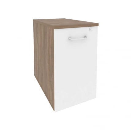 Тумба низкая выдвижная приставная / опорная ОНИКС О.ВТПО-1.7 Дуб Аризона/Белый / ONIX O.VTPO-1.7_0