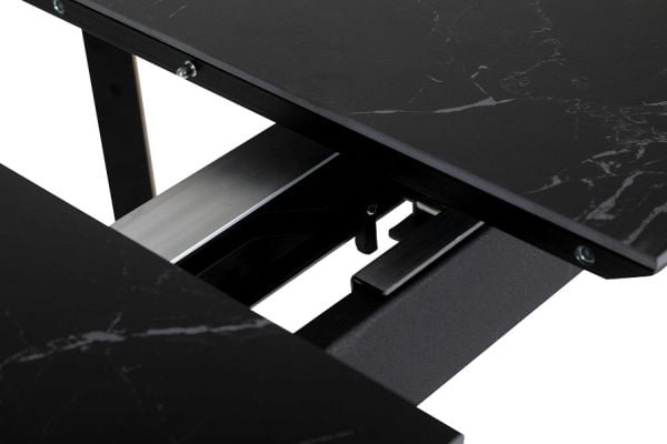Стол раздвижной Комби Серамиc 140-180 Аутоматиc Натур/Дэрк марбле / Combi Ceramic Automatic Natur/Dark marble_4