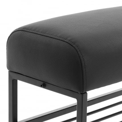 Банкетка-обувница Чарли Лукс/Чарли Люкс БО экокожа , Шарп Черный / Charli Lux/Чарли Sharp_2