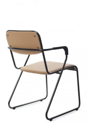 Кресло Никс Плус РCХ ОМКЛ-04Б Бежевый/Металл Черный / Nix Plus RCH OMKL-04B_2