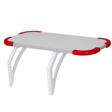 Полка задняя с проставкой Полка_з 3/750 Белая Красная / Polka_z_0