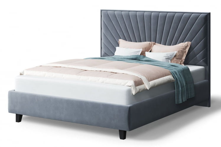 Кровать Леона, 2000кс1600мм, серый / 2000x1600мм,_0