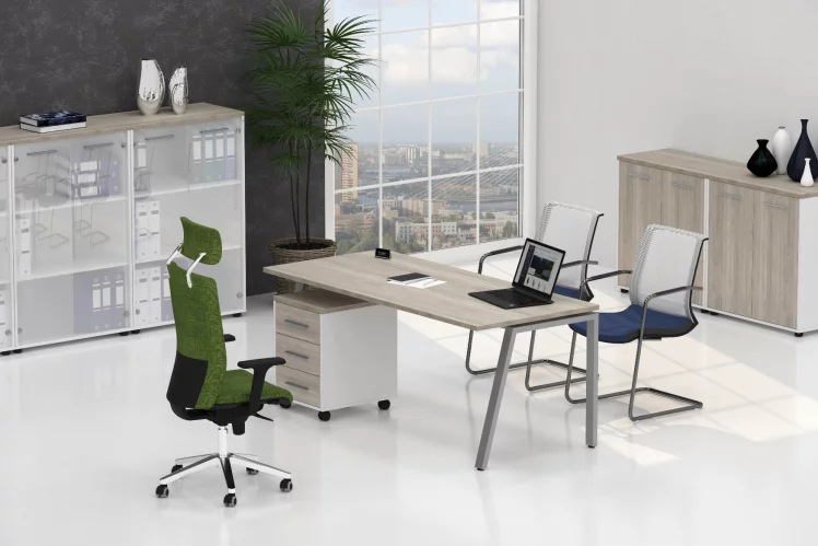 Мебель для персонала Дека №2 Дуб Сантана светлый / Deka_0