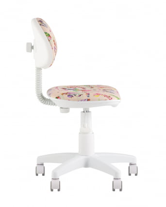 Кресло компьютерное детское УМКА Принсесски пластик белый / Princesski_2