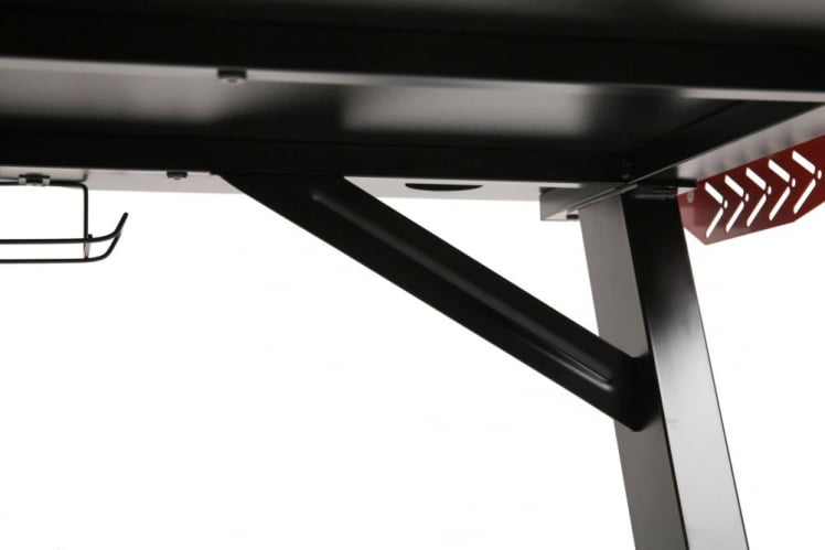 Игровой компьютерный стол СКИЛЛЛ CТГ-003 120КС60 Черный-красный / SKILLL CTG-003 120X60_7