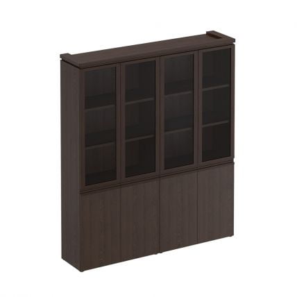 Шкаф для документов МАРК МК 360 Дуб валенсия / MARK_0