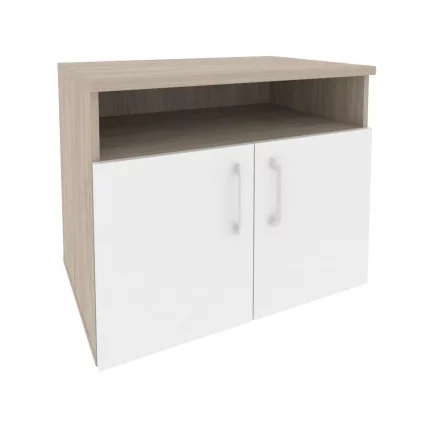 Тумба для оргтехники ОНИКС О.ТМ-1 Дуб Аттик/Белый / ONIX O.TM-1_0