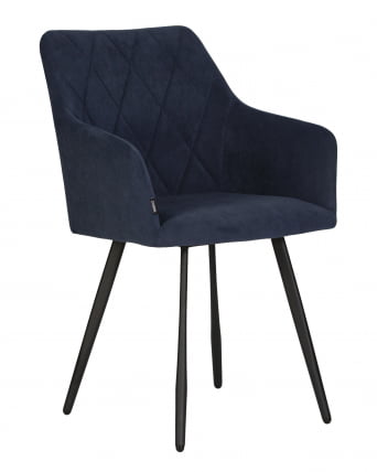 Стул обеденный ДОБРИН РОБЙ велюр Катаниа Дэрк Блуе / DOBRIN ROBY Catania Dark Blue_0