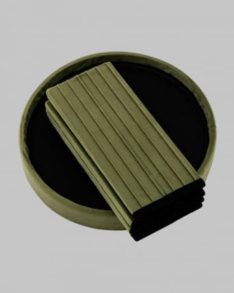 Пуф складной с ящиком Сторе Роунд травяной / Store Round_3