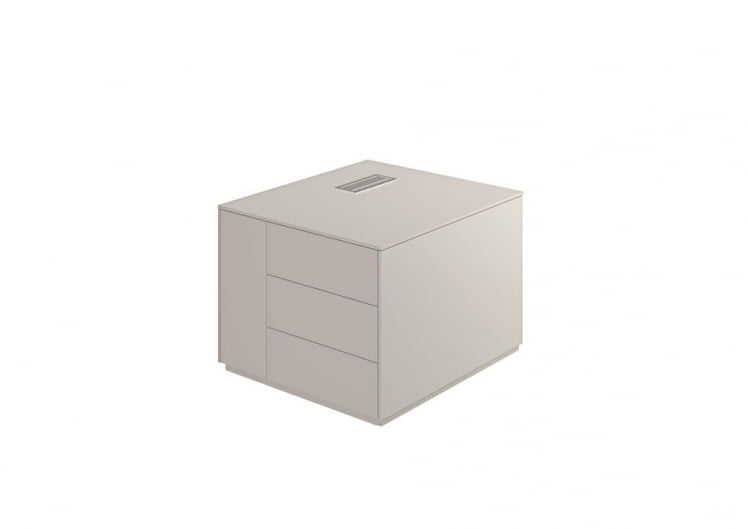 Тумба опорная 800 левая Атлас НЗ-0232.ГС.ГС.Л Серый камень / Atlas NZ-0232.GS.GS.L_0