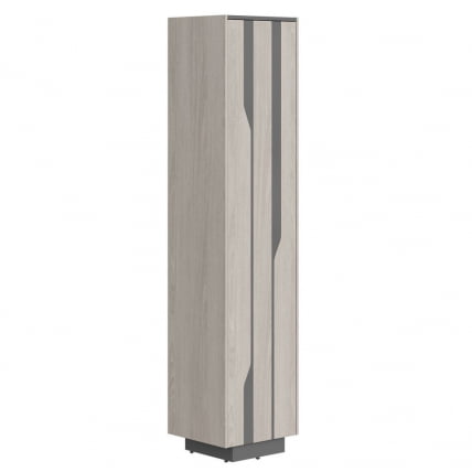 Шкаф высокий Лине СФ-574203 Дуб серый Черный графит / Line_0