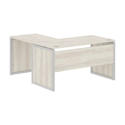 Стол письменный угловой правый КСТЕН-КП КСКПCТ 1415 Р Сосна Эдмонт Серый / XTEN-QP XQPCT R_0