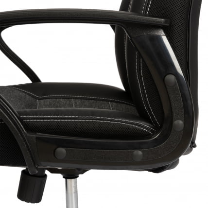 Кресло ИНТЕР (24) кож/зам/ткань, черный/серый, 36-6/207/ТВ-12/ТВ-11 / INTER 36-6/207/TW-12/TW-11_7