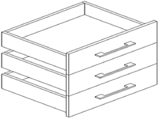 Блок ящиков тумбы стационарной ЙАЛТА ЛТ-ЙК Акация Лорка / YALTA LT-YK_1