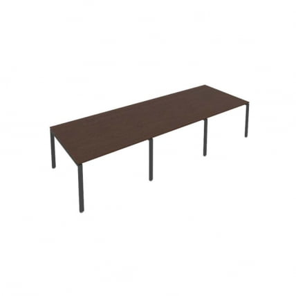 Переговорный стол (3 столешницы) Метал Сйстем Б.ПРГ-3.2 Венге/Антрацит / Metal System_0