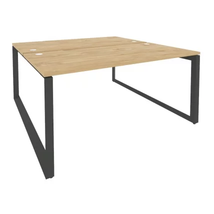 Рабочая станция на О-образном м/к ОНИКС О.МО-Д.РС-2.4.8 Тиквуд Светлый/Антрацит / ONIX O.MO-D.RS-2.4.8_0