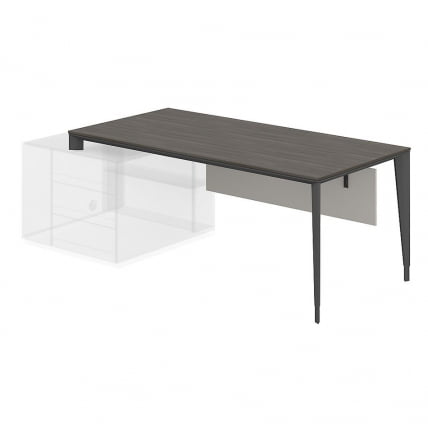 Стол под опорную тумбу 800 Атлас НЗ-0106.БТ.АН Бренсон Трюфель Антрацит / Atlas NZ-0106.BT.AN_1