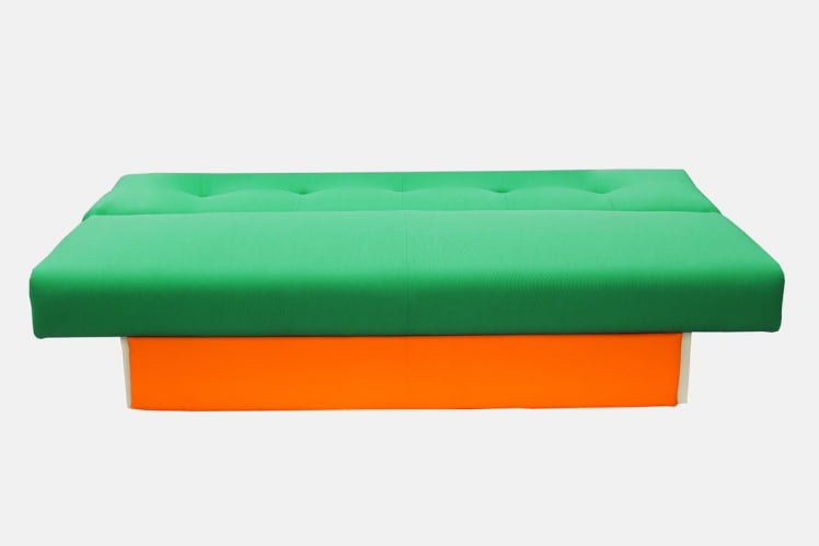 Диван МАНГО 4 (2 категория) Зеленый Оранжевый / MANGO_6