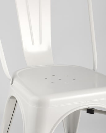 Стул ТОЛИКС с высокой спинкой Белый матовый / TOLIX_8