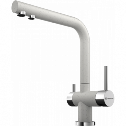 Смеситель Омоикири Нагано-Ев Латунь/Гранит/Эверест / Omoikiri Nagano-Ev_0