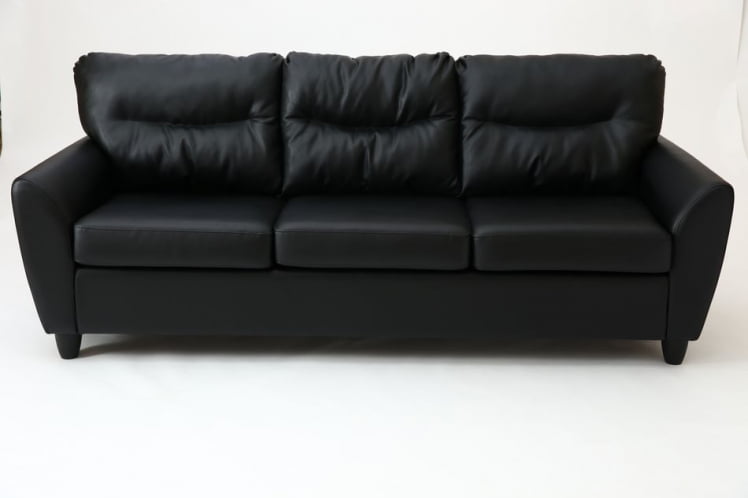 Диван трехместный Наполи Премиум Д3 Санторини 401 (черный) Категория 1_1