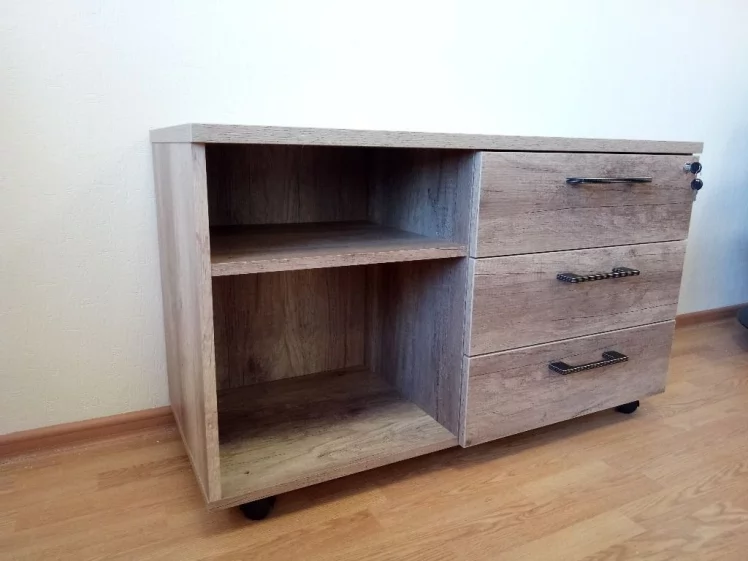 Тумба приставная ТЛC-3Д (Дуб Каньон) / TLC-3D_1