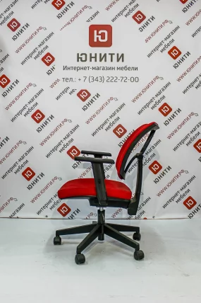 Кресло офисное (ВБ13) Трек выставочный образец Красное / Trek_1