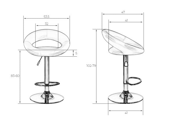 Стул барный ДОБРИН МИРА (зеленый) 2 шт / DOBRIN MIRA_8