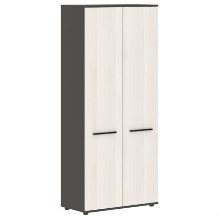 Шкаф с глухими дверьми ЕДИС ЕХCС 85.1 Ясень Траун Черный Мокко / EDIS EHCS_0