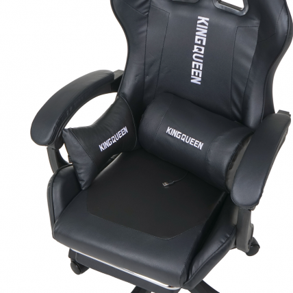 Кресло 1206 КИНГКУЕЕН цвет черный с массажем 1206-блаcк-масс / KINGQUEEN 1206-black-mass_7