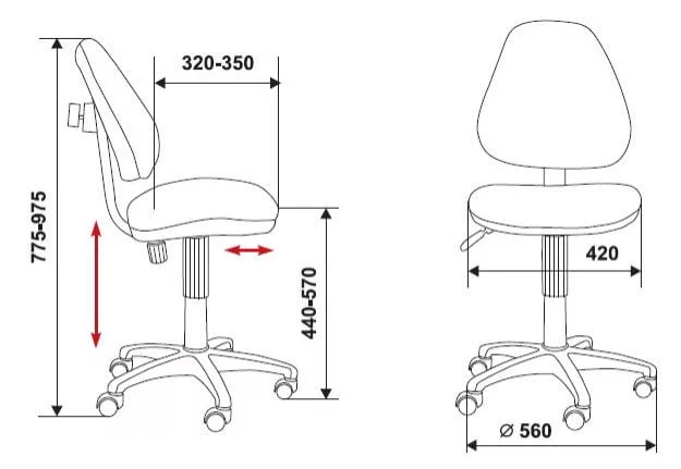 Кресло детское Бюрократ КД-4/космос / KD-4/cosmos_7