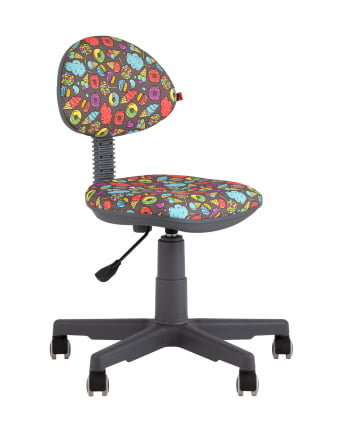 Кресло компьютерное детское УМКА свеетс серый пластик / sweets_0