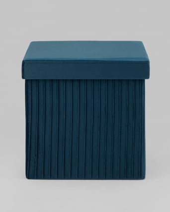 Пуф складной с ящиком Сторе Скуаре Синий / Store Square_3