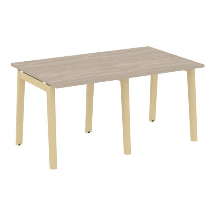 Стол переговорный (2 столешницы) ОНИКС ВООД ОВ.ПРГ-2.0 Дуб Аттик/Светлый / ONIX WOOD OW.PRG-2.0_0