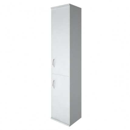Шкаф высокий узкий правый Рива А.СУ-1.3 Пр Белый / Riva_0