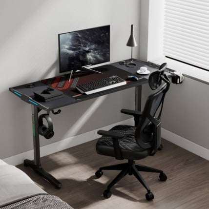 Стол для компьютера (для геймеров) ЕУРЕКА ГИП 55 Блаcк / EUREKA GIP Black_9