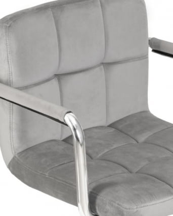 Офисное кресло для персонала ДОБРИН ТЕРРЙ (серый велюр (МДЖ9-75)) 2 шт / DOBRIN TERRY (MJ9-75))_7