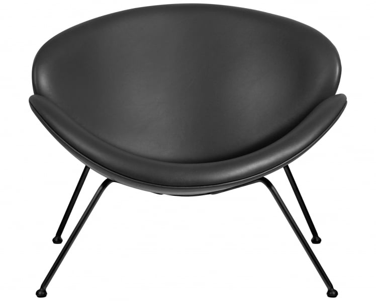 Кресло дизайнерское ДОБРИН ЕМИЛЙ (черный винил ЙП16, черное основания) / DOBRIN EMILY YP16,_5