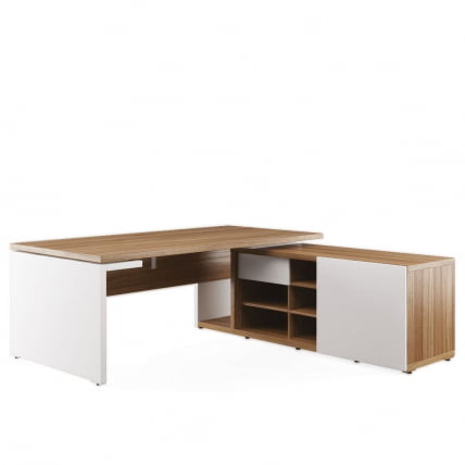 Стол рабочий на опорной креденции правый ЗИО28510731 Орех / ZIO28510731_0