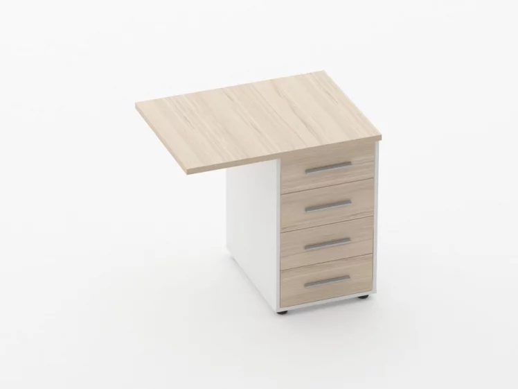 Тумба приставная Дека 9.05.08 Туя/Белый / Deka_0