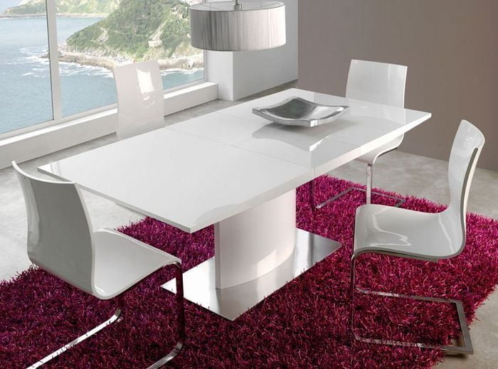 Стол обеденный ДУПЕН ДТ-01 (160) Белый / DUPEN DT-01_0