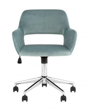 Кресло офисное РОСС велюр серо-зеленый / ROSS_6